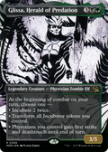Glissa, Herald of Predation (Showcase) (MOM-308) - March of the Machine: (Showcase) (Borderless)