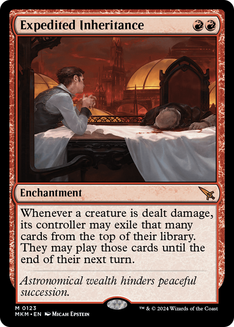Expedited Inheritance (MKM-123) - Murders at Karlov Manor Foil