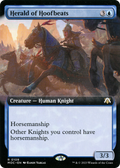 Herald of Hoofbeats (Extended Art) (MOC-109) - March of the Machine Commander: (Extended Art) Foil