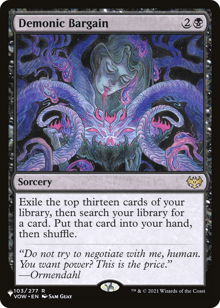 Demonic Bargain (LIST-103/277) - The List