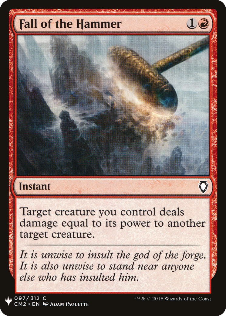 Fall of the Hammer (LIST-097) - The List