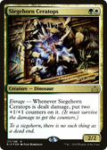 Siegehorn Ceratops (PRE-171) - Rivals of Ixalan Promos Foil