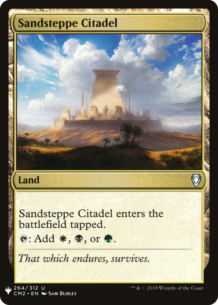 Sandsteppe Citadel (CM2) (LIST-264) - The List