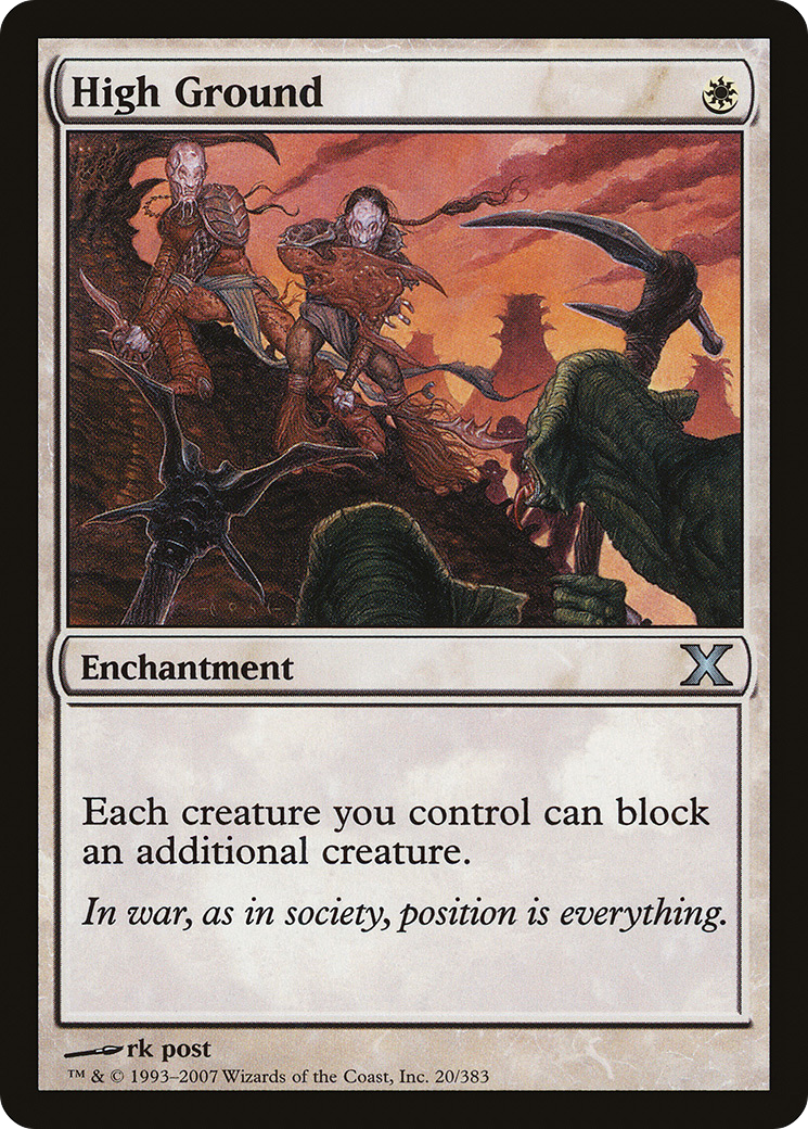 High Ground (10E-020) - Tenth Edition Foil