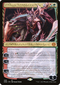 Lukka, Bound to Ruin (Phyrexian) (ONE-328) - Phyrexia: All Will Be One: (Showcase) Foil