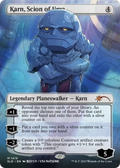 Karn, Scion of Urza (Rainbow Foil) (SLD-1419) - Secret Lair Drop (Borderless) Foil