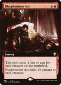 Blasphemous Act (Extended Art) (CMR-661) - Commander Legends: (Extended Art)