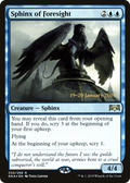 Sphinx of Foresight (PRE-055) - Ravnica Allegiance Promos Foil