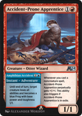 Accident-Prone Apprentice // Amphibian Accident (YWOE-016) - Alchemy: Wilds of Eldraine