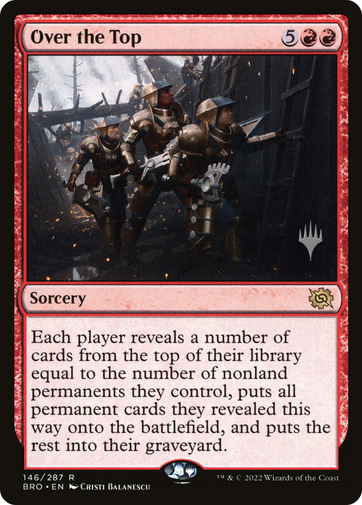 Over the Top (PPBRO-146) - The Brothers' War Promos Foil