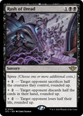 Rush of Dread (PPOTJ-104) - Outlaws of Thunder Junction Promos Foil