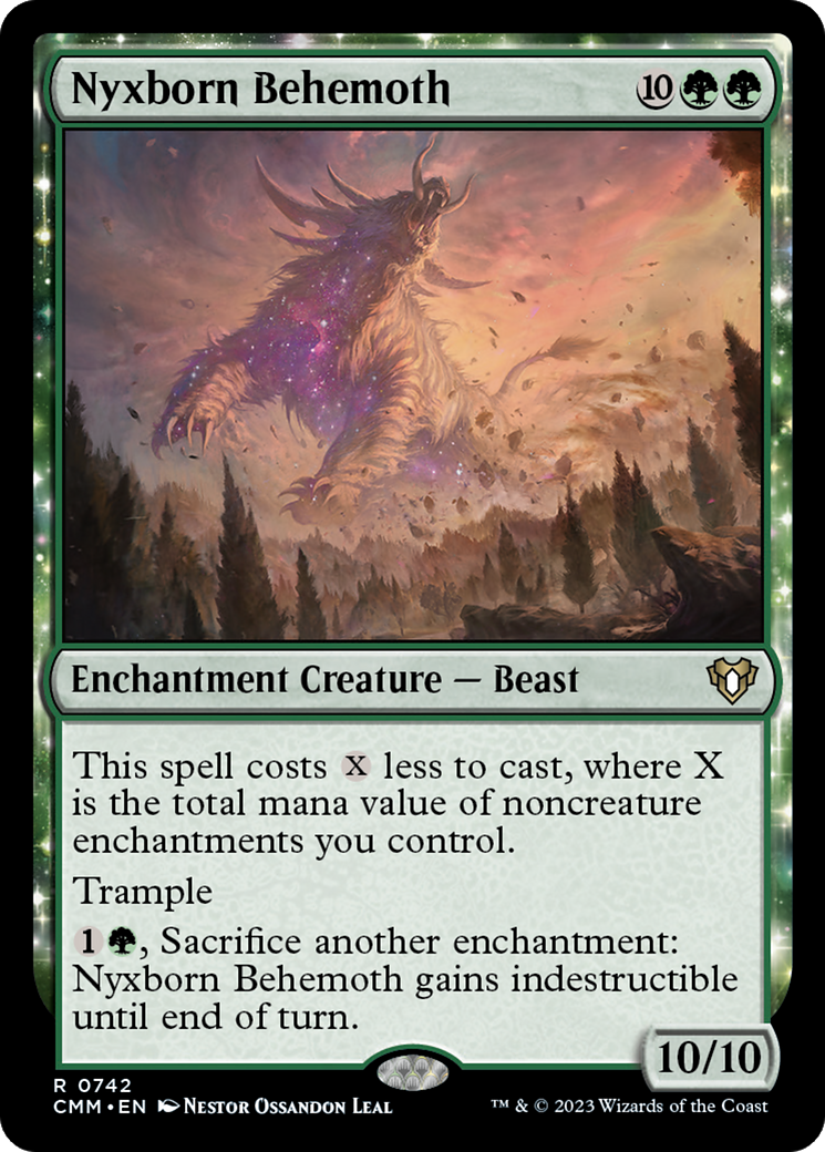 Nyxborn Behemoth (CMM-742) - Commander Masters: (enchantment)