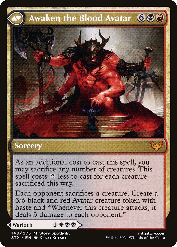 Extus, Oriq Overlord (STX-149) - Strixhaven: School of Mages Foil