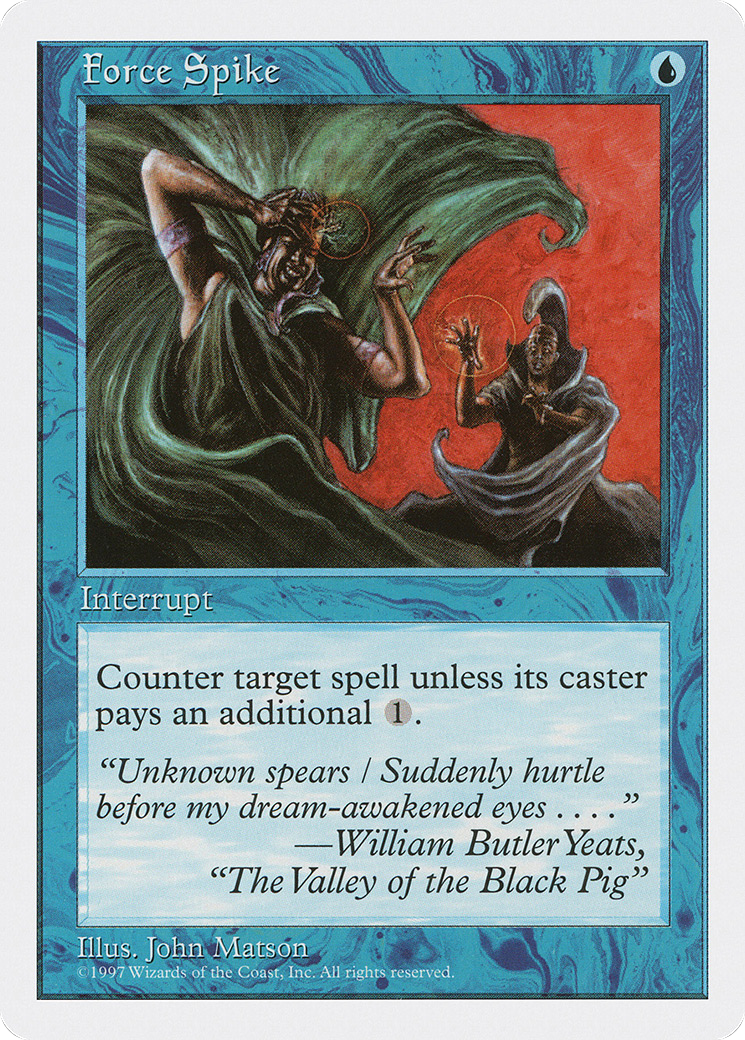 Force Spike (5ED-) - Fifth Edition