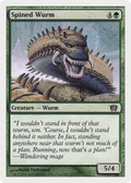 Spined Wurm (8ED-279) - 8th Edition