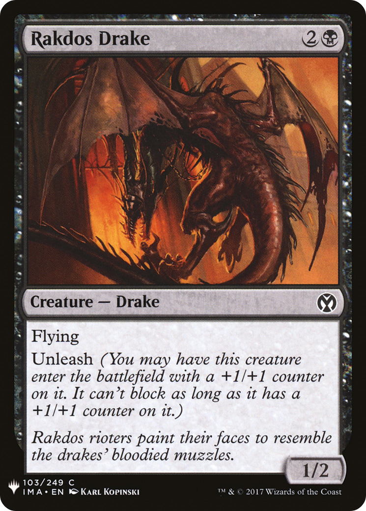Rakdos Drake (LIST-103) - The List