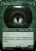Meriadoc Brandybuck (Showcase) (Surge Foil) (LTR-806) - The Lord of the Rings: Tales of Middle-earth: (Showcase) (Borderless) Foil