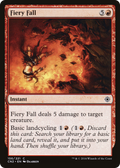 Fiery Fall (CN2-156) - Conspiracy: Take the Crown Foil