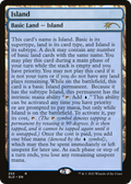 Island (255) (Full-Text Lands) (SLD-255) - Secret Lair Drop