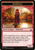 Elemental Token (001) (RIX-001) - Rivals of Ixalan Tokens