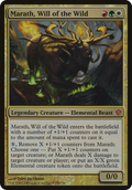 Marath, Will of the Wild (Commander 2013) (OVER-198) - Commander 2013 Oversized Foil
