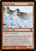 Wall of Stone (8ED-232) - 8th Edition Foil