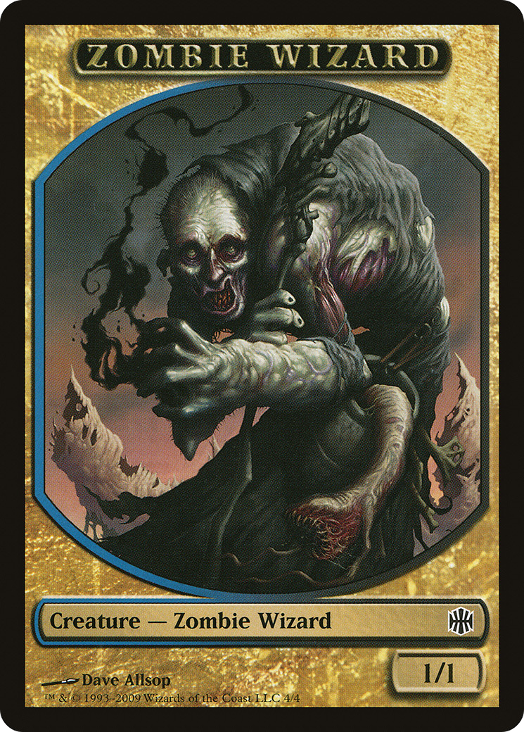 Zombie Wizard Token (ARB-) - Alara Reborn Tokens