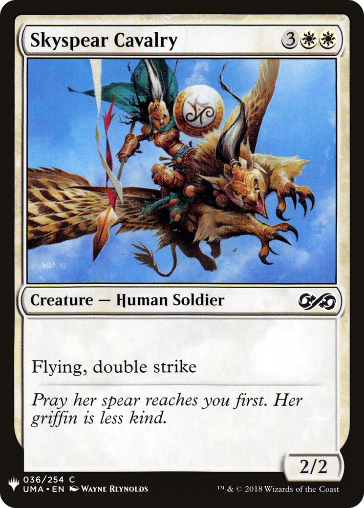 Skyspear Cavalry (LIST-036) - The List