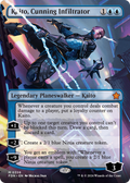 Kaito, Cunning Infiltrator (Borderless) (FDN-358) - Foundations Foil