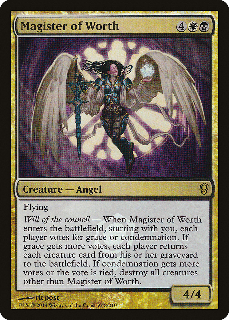 Magister of Worth (LARP-048) - Conspiracy Promos Foil