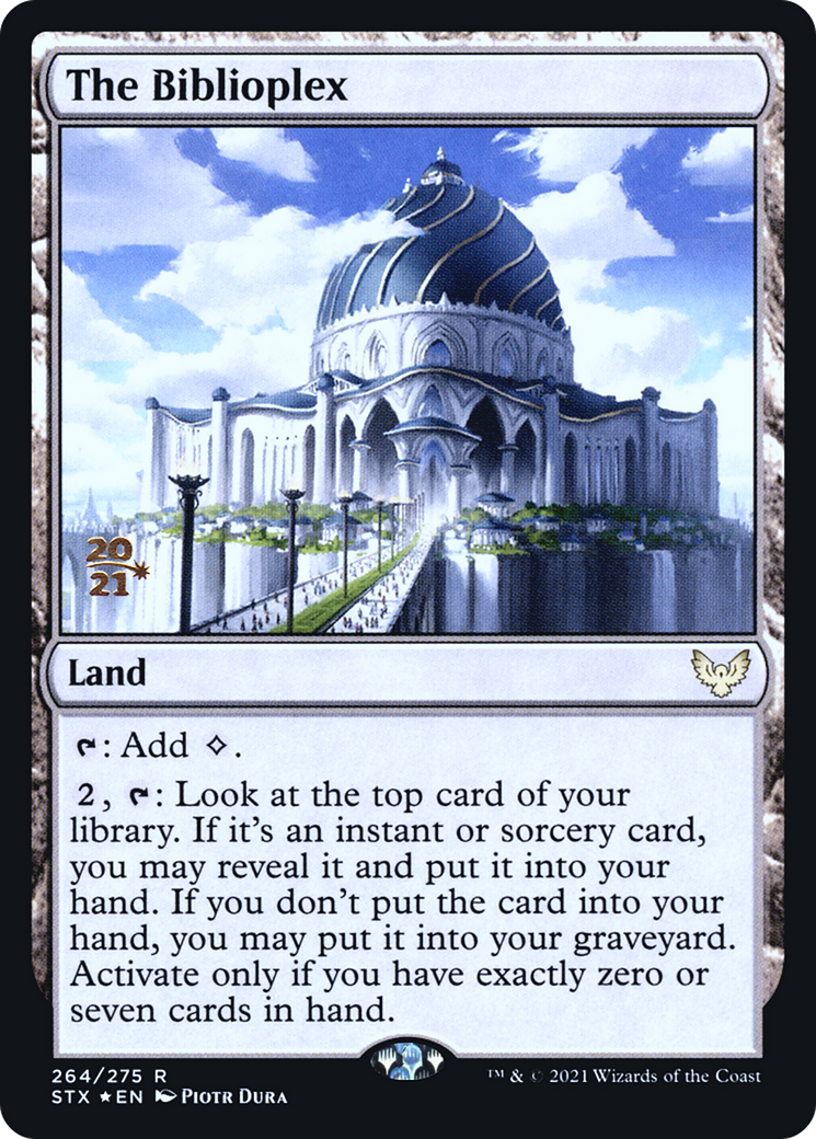 The Biblioplex (PRE-264S) - Strixhaven: School of Mages Promos Foil