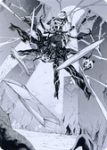 Kaito, Dancing Shadow // Kaito, Dancing Shadow (AONE-078) - Phyrexia: All Will Be One Art Series (Borderless)