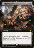 Crippling Fear (Extended Art) (KHM-350) - Kaldheim: (Extended Art) Foil