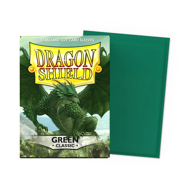 DRAGON SHIELD SLEEVES GREEN 100CT