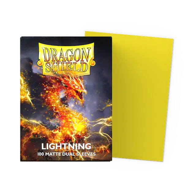DRAGON SHIELD SLEEVES DUAL MATTE LIGHTNING 100CT