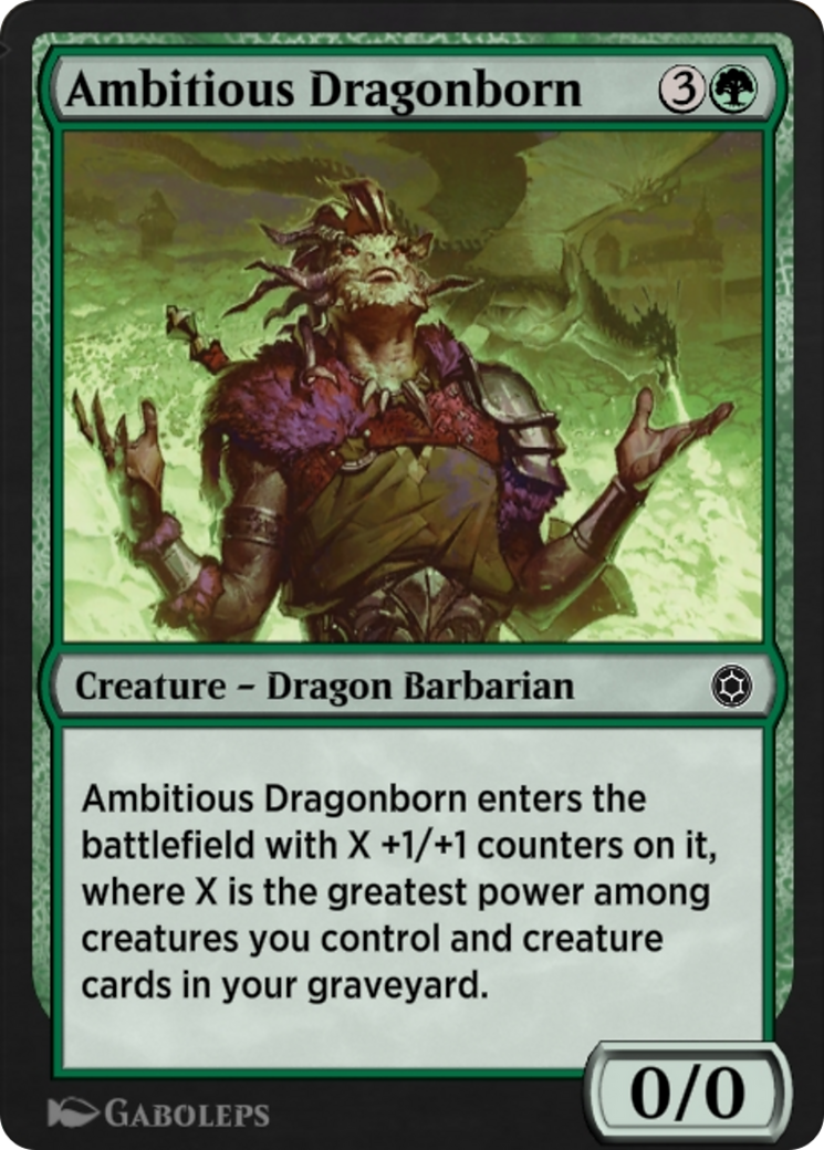 Ambitious Dragonborn (HBG-198) - Alchemy Horizons: Baldur's Gate