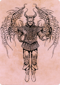 Raphael, Fiendish Savior // Raphael, Fiendish Savior (ACLB-075) - Battle for Baldur's Gate Art Series (Borderless) Foil