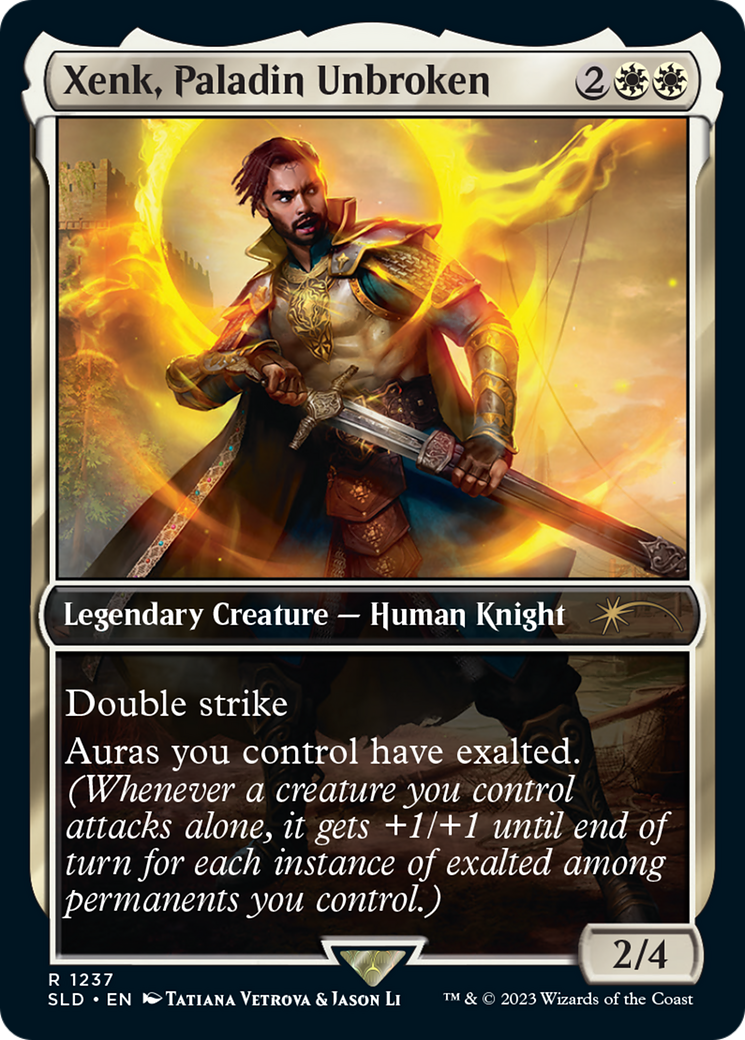 Xenk, Paladin Unbroken (SLD-1237) - Secret Lair Drop / Xenk, Paladin Unbroken