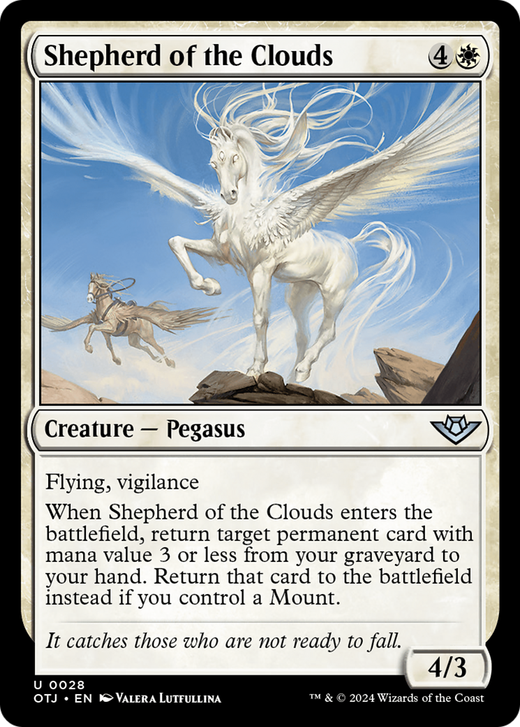 Shepherd of the Clouds (OTJ-028) - Outlaws of Thunder Junction
