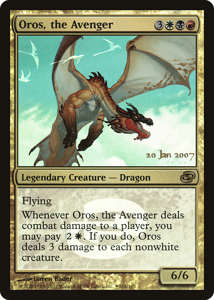 Oros, the Avenger (PRE-161) - Planar Chaos Promos Foil
