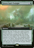 Green Sun's Twilight (Extended Art) (ONE-391) - Phyrexia: All Will Be One: (Extended Art)