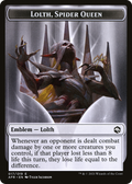 Lolth, Spider Queen Emblem (TAFR-017) - Adventures in the Forgotten Realms Tokens Foil