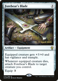 Forebear's Blade (PRE-214) - Dominaria Promos Foil
