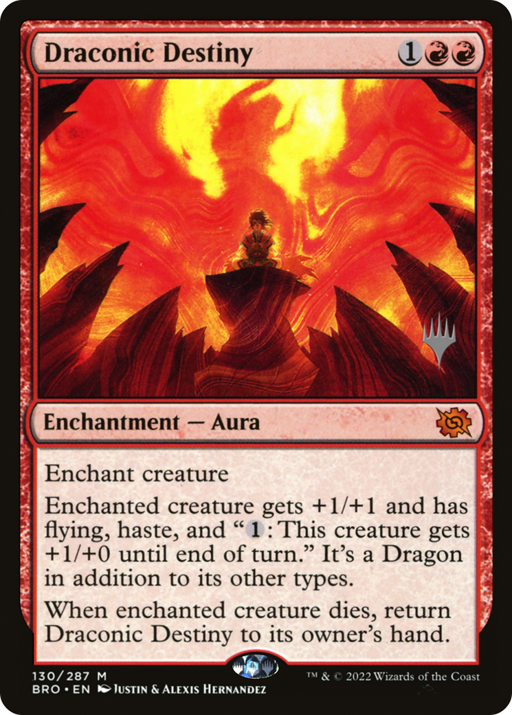 Draconic Destiny (PPBRO-130) - The Brothers' War Promos
