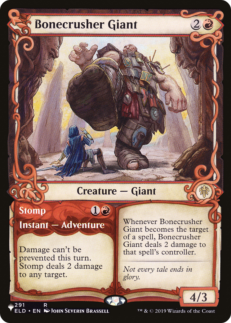Bonecrusher Giant (Showcase) (LIST-291/269) - The List: (Showcase)