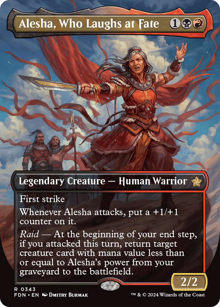 Alesha, Who Laughs at Fate (Borderless) (FDN-343) - Foundations