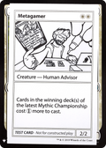 Metagamer (CMB1-008) - Mystery Booster Playtest Cards 2019