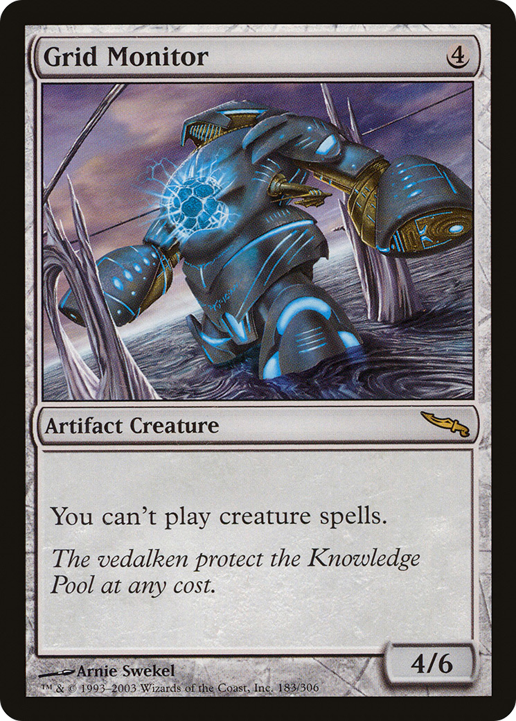 Grid Monitor (MRD-183) - Mirrodin Foil