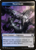 Nightmare Token (THB-012) - Theros Beyond Death Tokens Foil