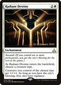 Radiant Destiny (PRE-018) - Rivals of Ixalan Promos Foil